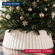 Beautiful Christmas Tree Collar - Modern 29" Velvet Tree Ring
