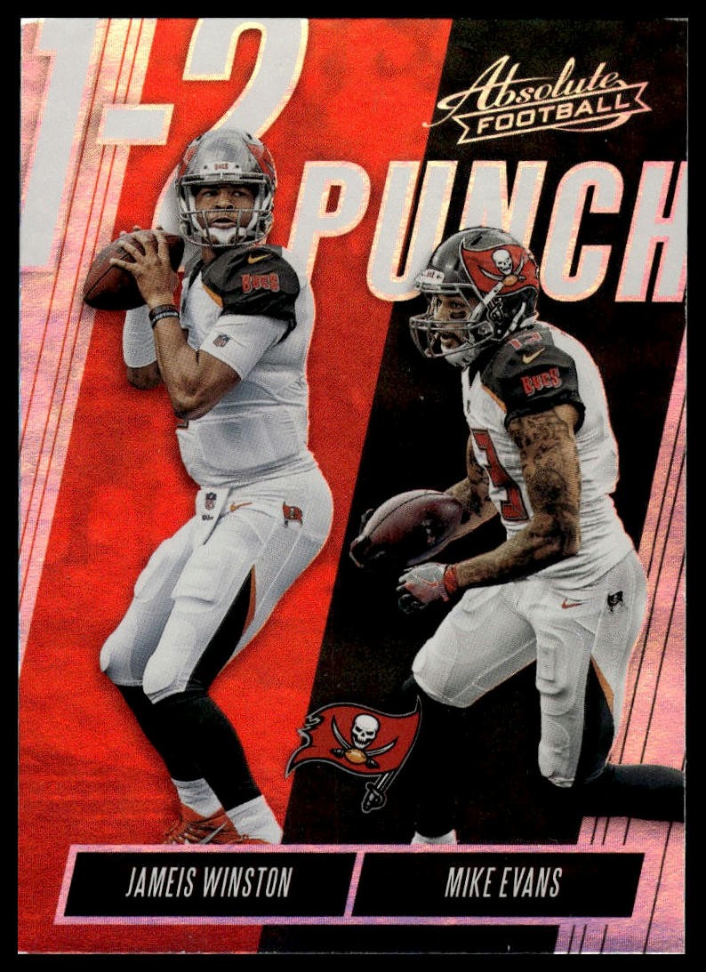 2018 Panini Absolute #OTP-JI Jameis Winston / Mike Evans 1-2 Punch