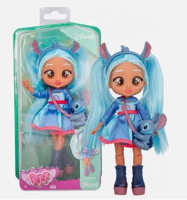 Disney Cry Babies BFF Puppe Stitch 20 cm bewegliche Figur Sammlerstück NEU UK Brandneu in OVP