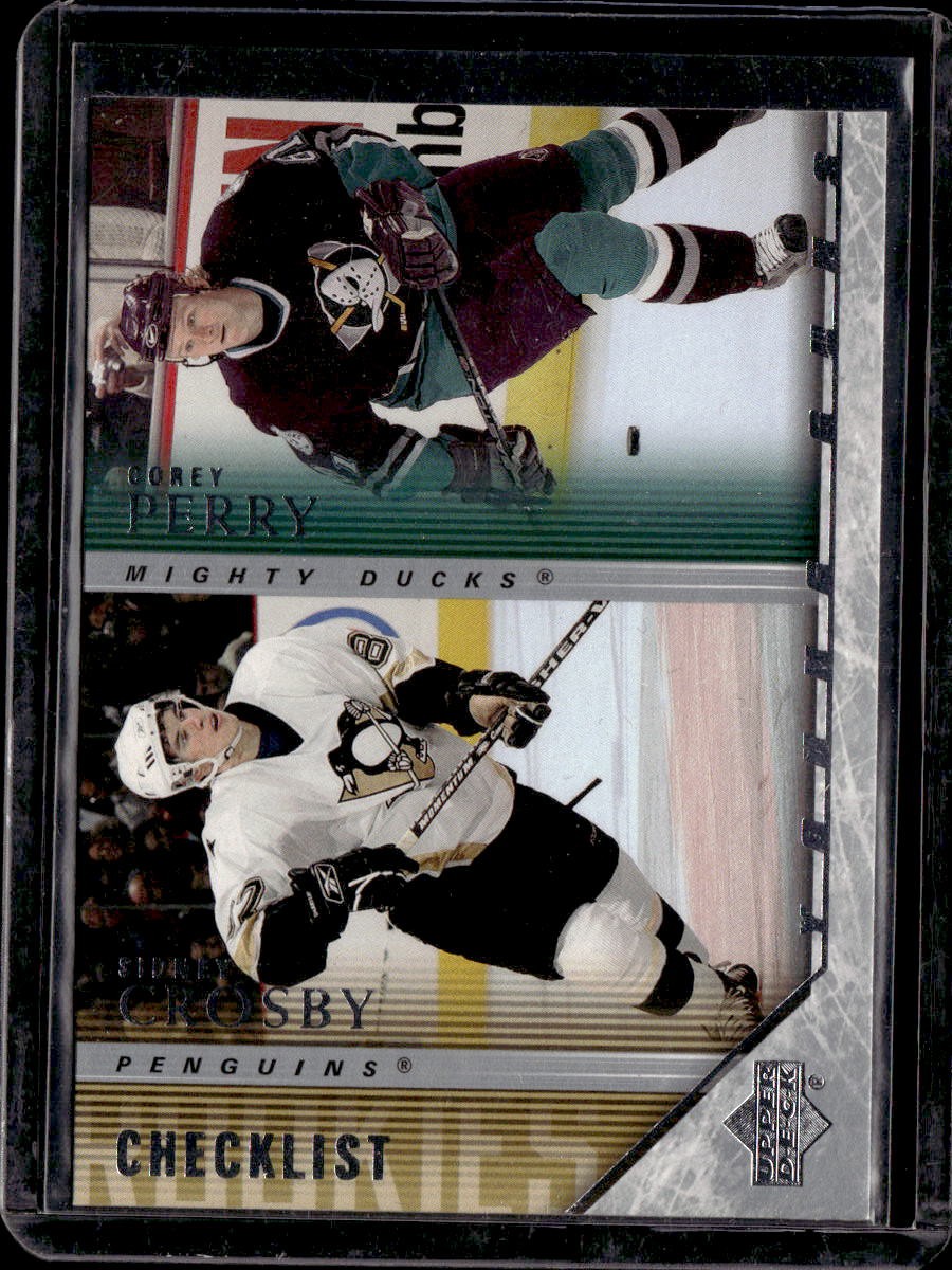 2005-06 Upper Deck #242 Young Guns Checklist Sidney Crosby