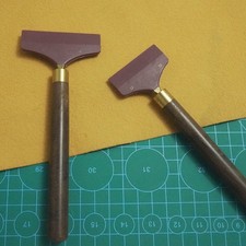 Smooth and Even Glue Application with Leather Scraper Professional Craft Tool