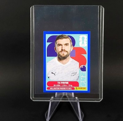 Tim Payne Blue 2026 Panini FIFA World Cup Sticker New Zealand No