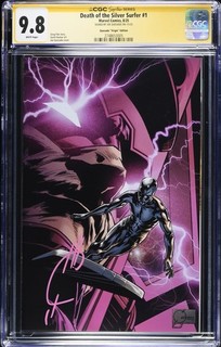 Joe Quesada CGC SS 9.8 Death Of The Silver Surfer # 1 Virgin Variant 1:100