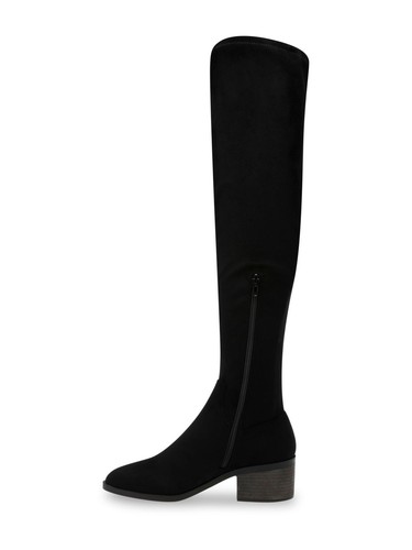 ANNE KLEIN Womens Black Padded Ainsley Almond Toe Block Heel Heeled Boots 5 M - Picture 3 of 11