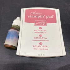 Retired Stampin' Up Ink Pad and Reinker Regal Rose