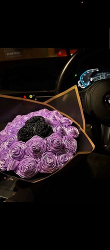 Forever Roses Bouquet With All Colours,customizable Ribbons. - Picture 3 of 7