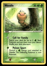 Weedle Common EX FireRed & LeafGreen 86/112 NM on eBay