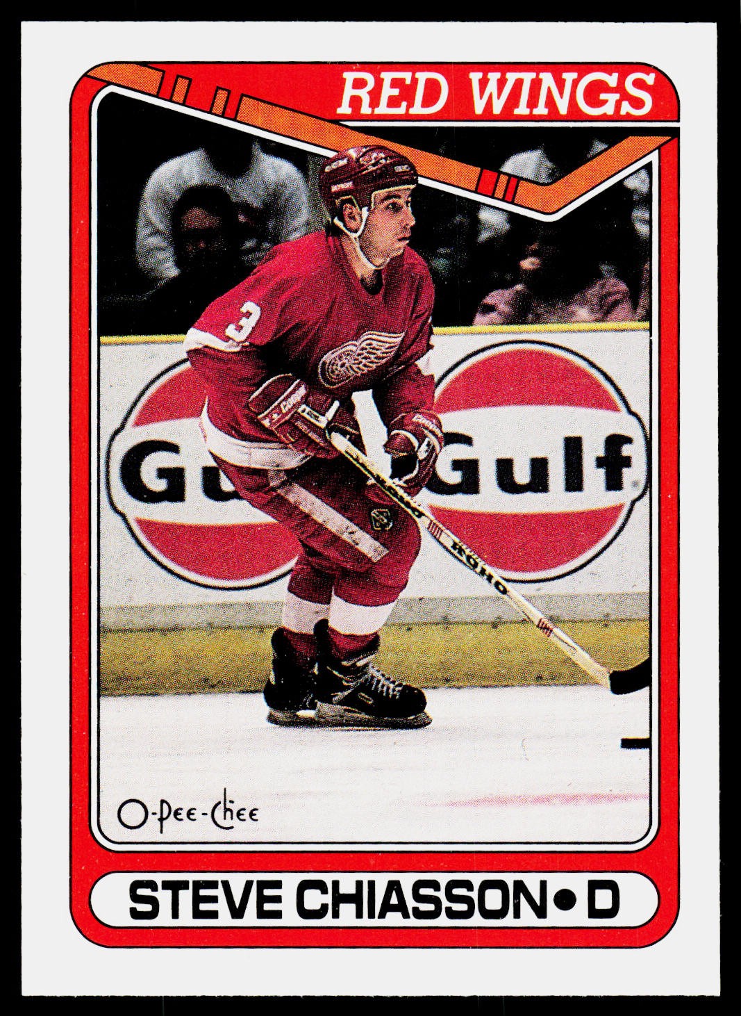1990-91 O-Pee-Chee Steve Chiasson #94 Detroit Red Wings