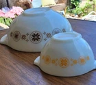 Vintage Pyrex Cinderella Mixing Bowls Set Of Two
