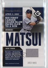 2017 Panini Chronicles Swatches /499 Hideki Matsui #CS-HM u0u