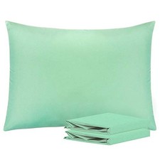Standard Pillowcase Set - 2 Pack Brushed Standard 20" x 26" Sea Green
