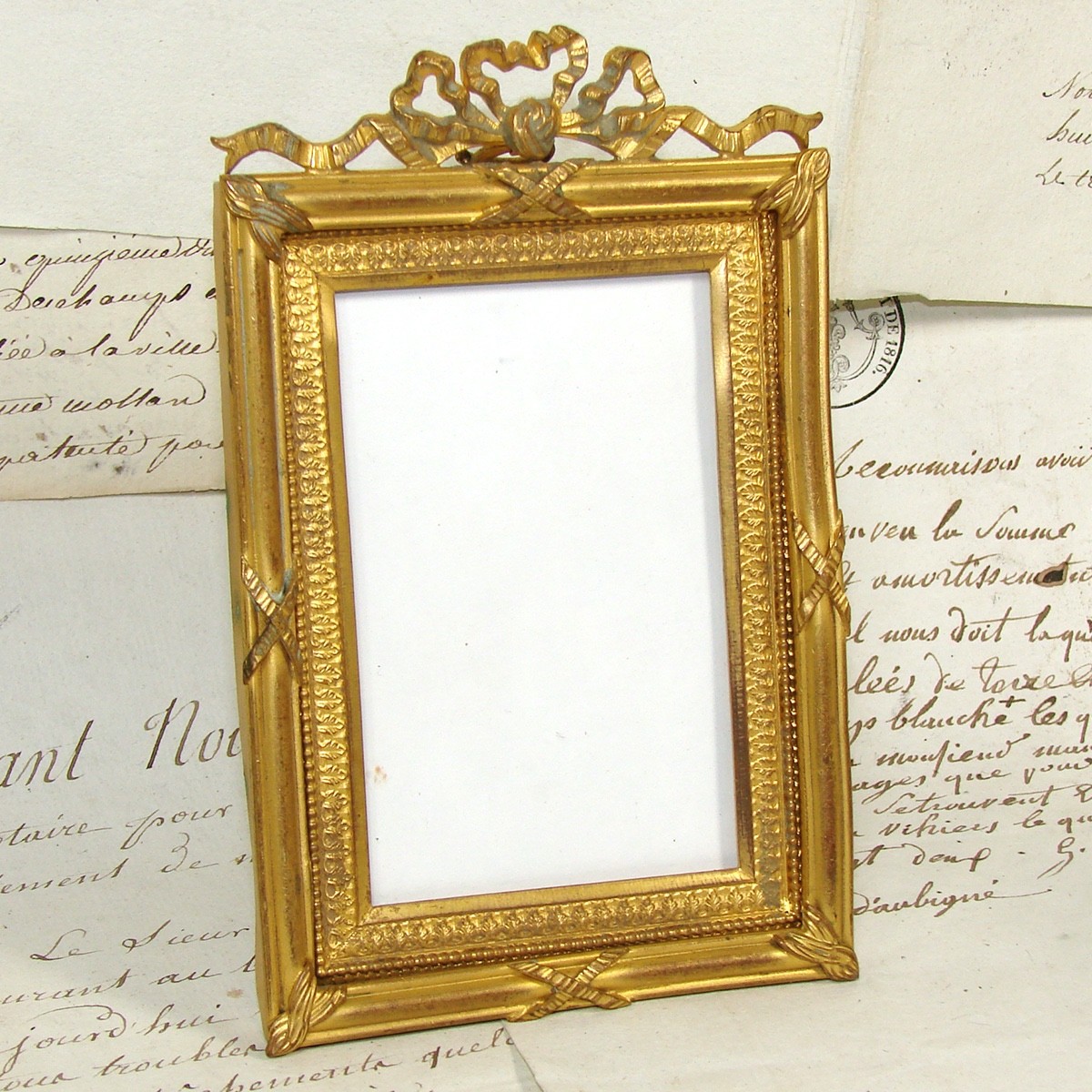 Antique French Gilt Bronze 6.75