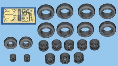 1/144 Metallic Details Boeing 757-300 Detailing Set (Zvezda) #MD14446