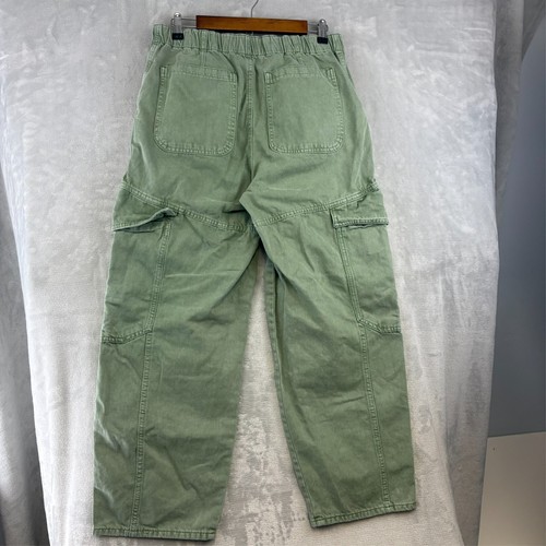 We The Free Slouchy Utility Cargo Wide Leg Hose Gr. M Grün Baumwolle Free People - Bild 11 von 14