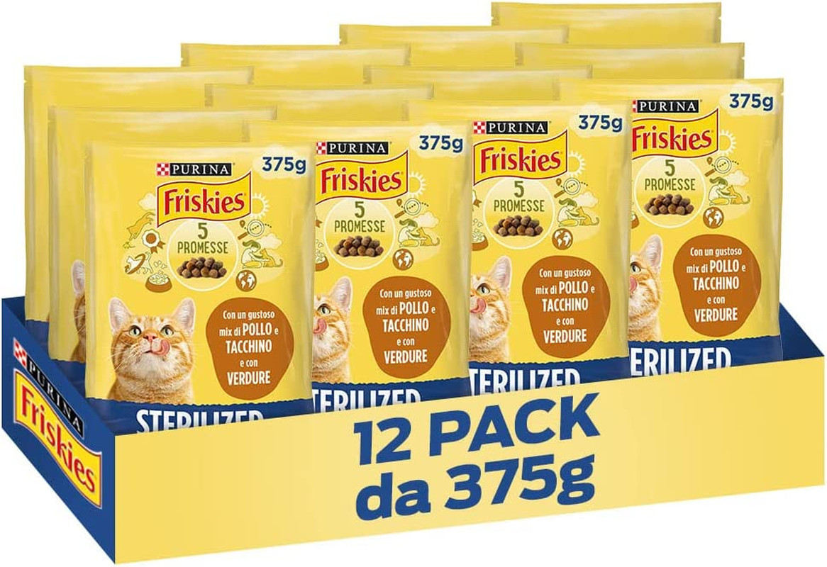Crocchette Purina Sterilized Gatti Adulti: Pollo, Tacchino e Fibre