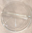 VG Vintage 10"x3" PYREX Split/Divided ROUND GLASS Casserole Dish LID Replacement