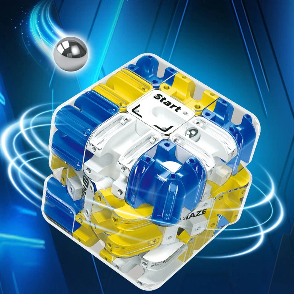 3D Labyrinth Zauberwürfel Zappelspielzeug Kinder Labyrinth Kreatives Puzzle Int - Bild 4 von 4
