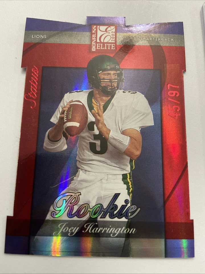 Joey Harrington 2002 Rookie Lot.  Lot of (8) Cards. - Image 3 of 4