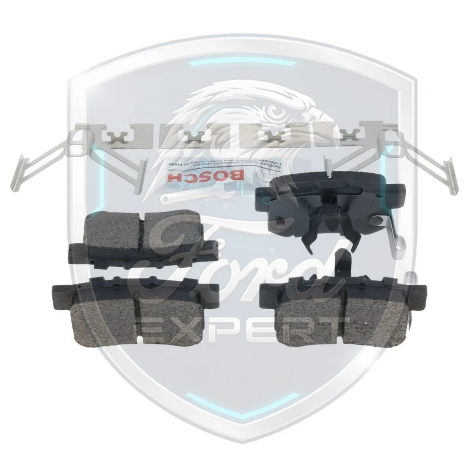 Kit de pastillas de freno delanteras y traseras de cerámica Bosch OEM para Honda Lifetime Warra 2012-2016 Foto 3 de 4
