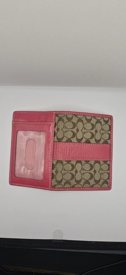 BN тренер мужчин/женщин молнии карты чехол розовый - бывшие в употреблении - Изображение 2 из 4