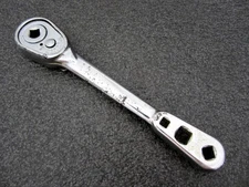 Vintage Duro-Chrome Refrigeration Ratcheting Wrench 4490 Indestro USA