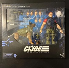 G I Joe Classified Series 157 Christopher    Law    Lavigne & Order K9  NIB SEALED