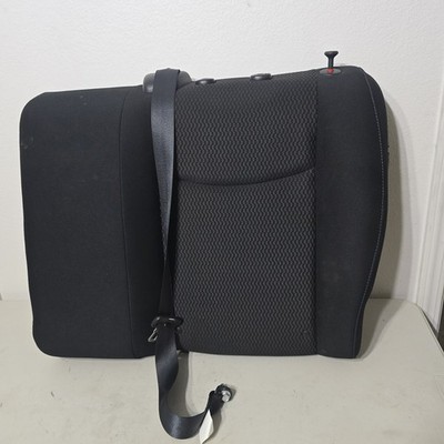 13-17 Nissan Leaf REAR UPPER BACK LEFT SEAT CUSHION BLACK FABRIC W/ DESIGN OEM