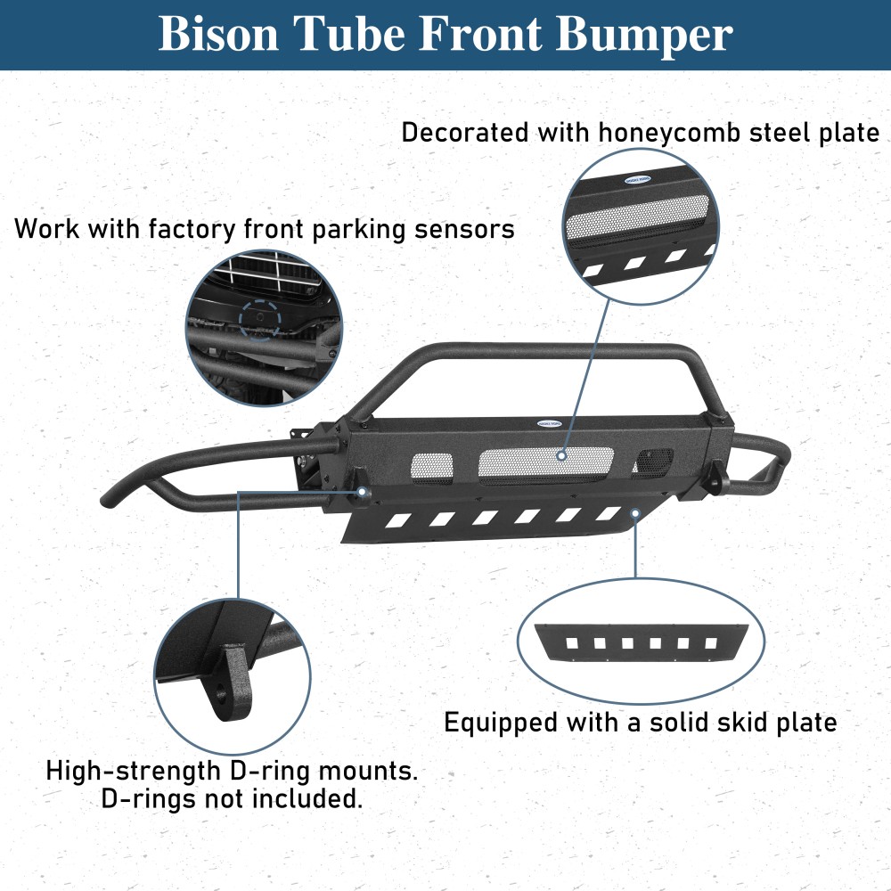 Front Rear Bumper Tube Slider Rocker Guards For 2008 2009 2010 Porsche Cayenne