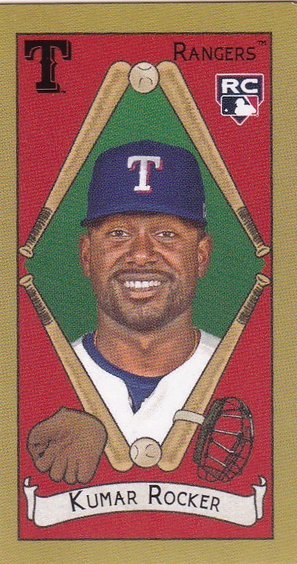 KUMAR ROCKER TOPPS T205 205 MINI ROOKIE CARD RC TEXAS RANGERS 2025 25