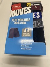 Boys performance breathable Hanes 6 Pack of Cotton Boxer Briefs, size, S