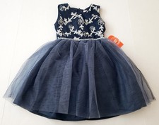 NWT Wonder Nation Girls Navy Tulle Dress Size 6