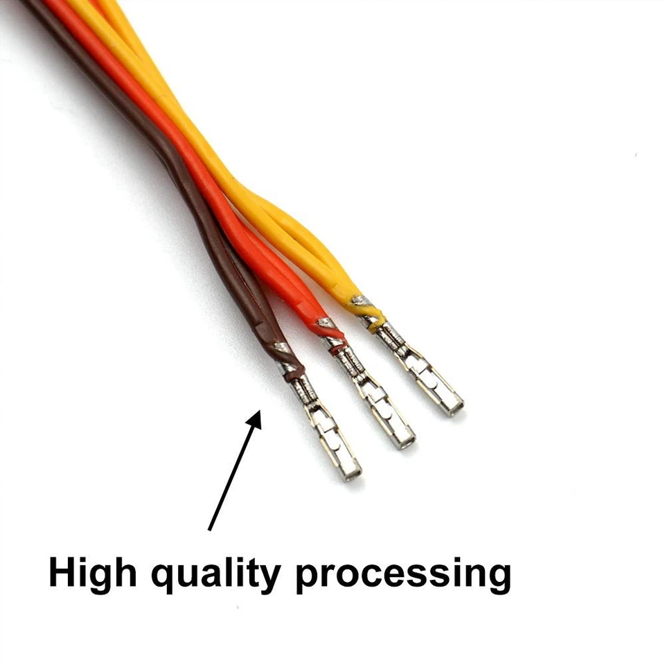 5 Pcs JR/Futaba Style Servo 1 to 2 Y Harness Leads Splitter Cable Male to...  - Image 3 of 3