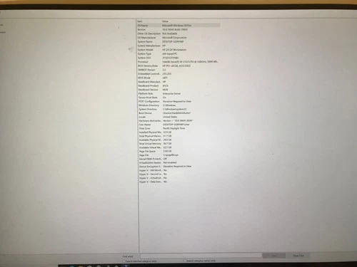 HP Z4 G4 Workstation Tower Xeon W-2133 32GB 512GB SSD 2T HDD P2000 Win 10 Pro