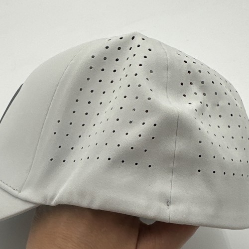 Avid Fishing Fitted Hat Sz L/XL Hook Fly Fishing Deep Sea White PolySpandex - Picture 3 of 18