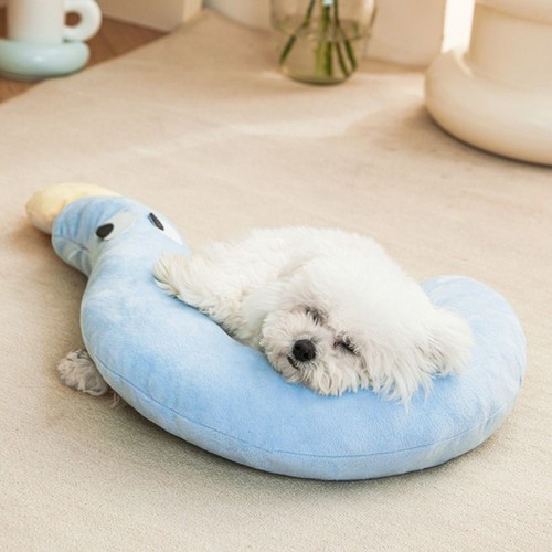 Cartoon Pet Calming Pillow Plush Dog Neck Pillow for Autumn Winter - Picture 3 of 12