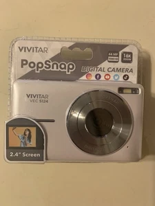  Vivitar Popsnap Digital Camera 1080 HD 44MP  16X Zoom White Brand New Sealed 