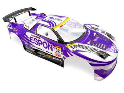 1:10 RC On Road PER CUT Car PVC Body Shell  1/10 With Spoiler kit