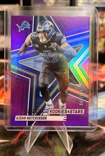 2025 Panini Rookies & Stars Aidan Hutchinson #68 Purple Prizm /999 Lions NM-MT