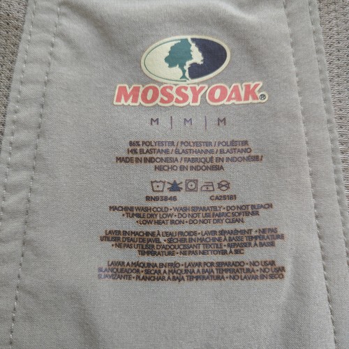 Mossy Oak Men' Short Sleeve Shirt Snap Closure Pockets Fishing Vented Size M - Picture 7 of 10