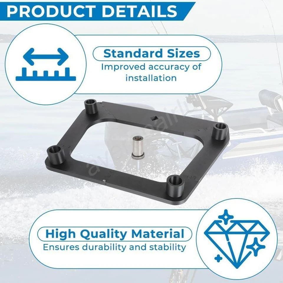 For BIA Outboard Mounting Outboard Boat Motor Mounting And Drilling Template PLA - Image 3 of 4