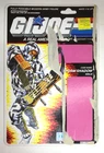 GI Joe STORM SHADOW 1988 (v.2) Full Back Uncut File Card ~ Hasbro