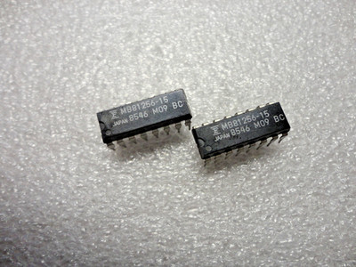 2 pcs MB81256-15, 16 pin DRAM 16 pin IC, New Never Used, Quick USA Shipping!