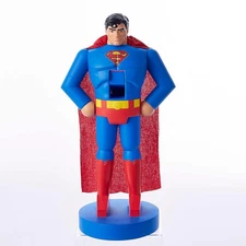Kurt S. Adler Wood Superman Nutcracker, Multicolored, 10 inches #14428137