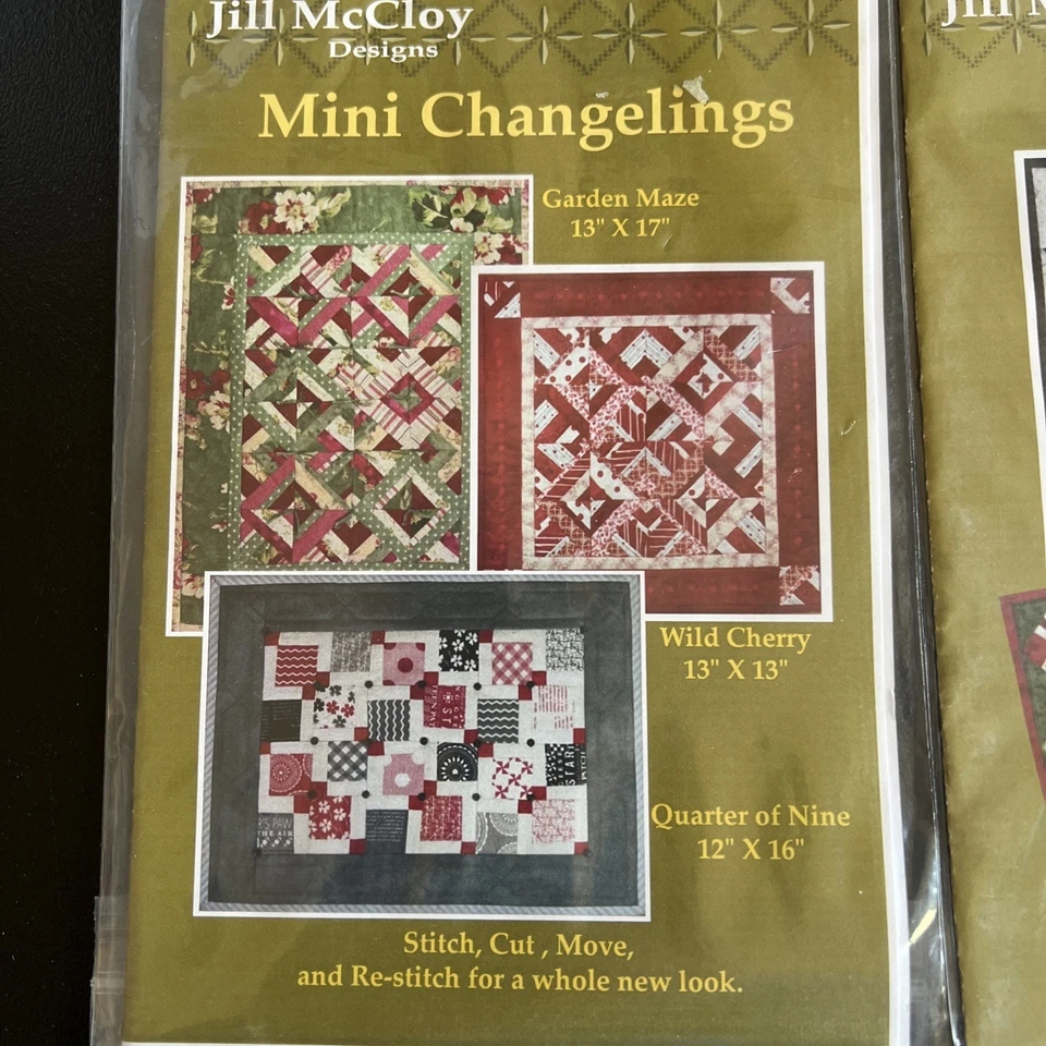 Lot 4 Quilt Patterns Mini, Landscape, Table Runner Placemats, Mini Wallhanging - Image 2 of 4