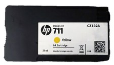 HP 711/CZ132A DesignJet Yellow Ink Cartridge