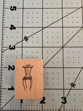 Art Impressions Rubber Stamp A2437 Small Wrought Iron Chair NEW