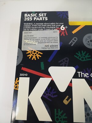 K'NEX 1994 Basic Set 30010 With Instructions and Case for sale