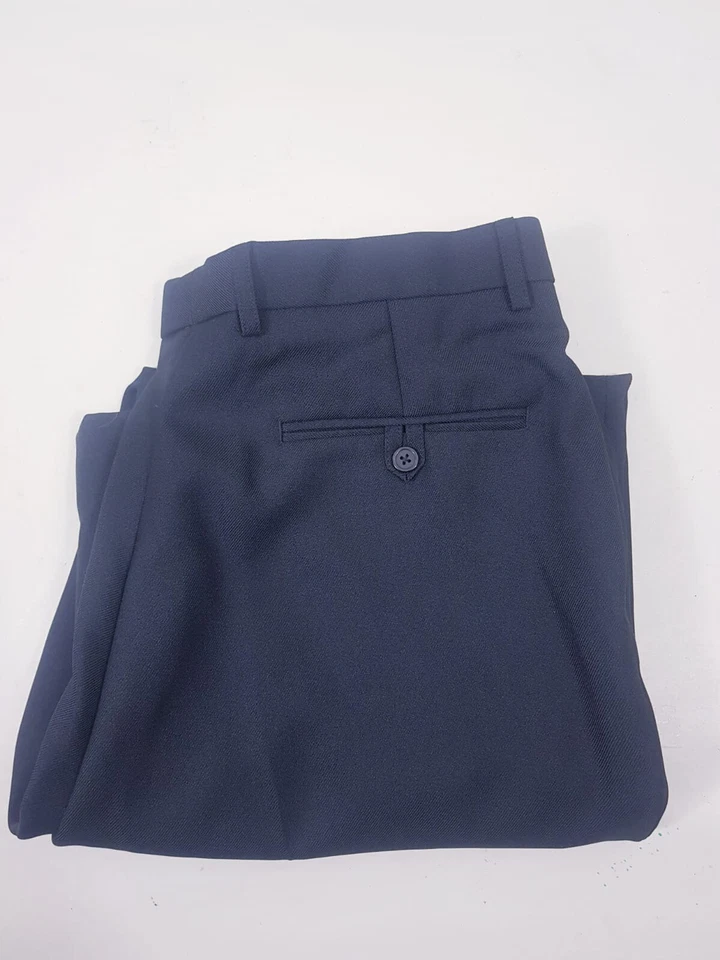 Calça social Chums masculina preta ajuste regular cintura média tamanho 38/33 - Imagem 2 de 4