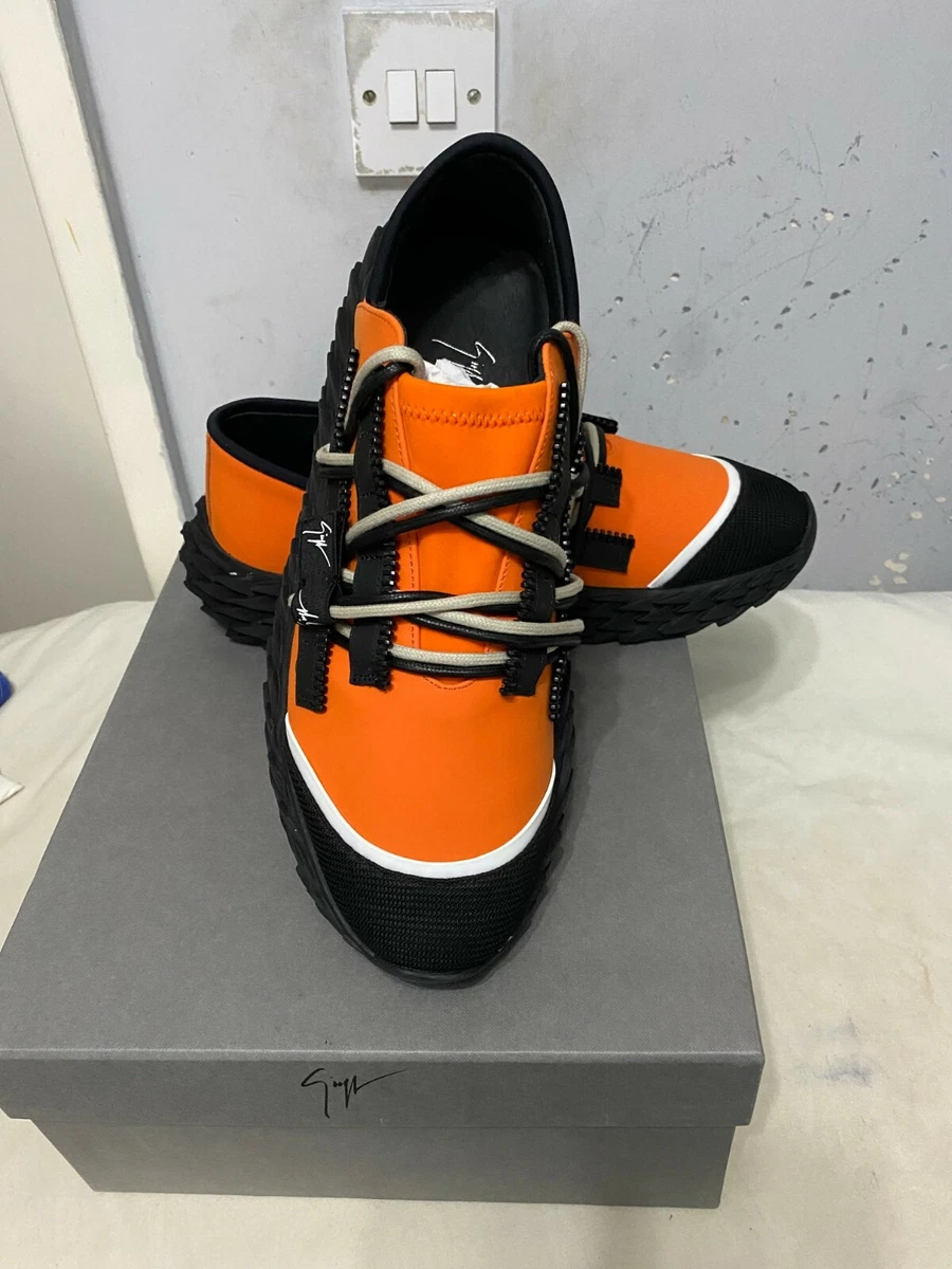 Orange giuseppe hotsell zanotti sneakers