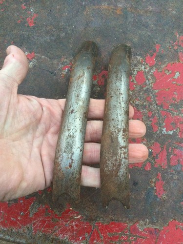 VINTAGE RARE FORD SPEEDSTER MODEL A T BUMPER IRON GAURD PUSH TOW TRUCK SCTA TROG - Picture 2 of 5